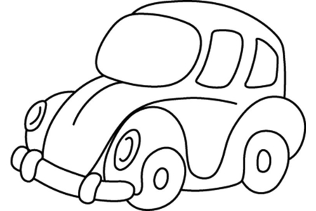 Coloriage Auto 08 – 10doigts.fr