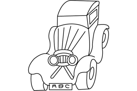 Coloriage Auto 09 – 10doigts.fr