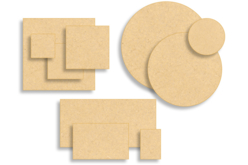 Supports plats en bois médium (MDF) - Supports Mosaïques - 10doigts.fr