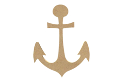 ancre en bois - Silhouettes en bois - 10doigts.fr