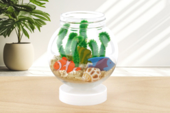Aquarium miniature - Déco en bois peints - 10doigts.fr