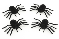 araignées réalistes - Accessoires créatifs Halloween - 10doigts.fr