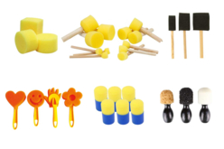 assortiment géant tampons mousse - Tampons mousse, éponges - 10doigts.fr