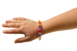 bracelets enfants pour perles à gros trous en plastique - Bracelets - 10doigts.fr - 2