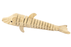 dauphin articulé en bois - Animaux en bois - 10doigts.fr