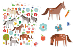 gommettes chevaux - Gommettes Animaux - 10doigts.fr