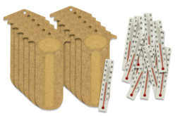 kit thermomètre météo enfants activité bricolage facile - Kits animaux et nature - 10doigts.fr