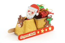 Le traineau du père Noël - Accessoires en bois - 10doigts.fr