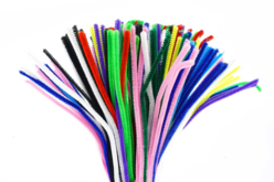 Fil chenille 50 cm - 100 pièces - Chenilles, cure-pipe – 10doigts.fr