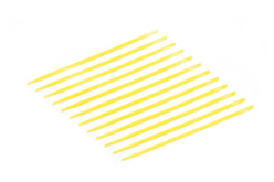 Lot de 12 aiguilles plastiques 75mm Ø1,8 mm - Aiguilles et crochets - 10doigts.fr