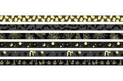 masking tape halloween phosphorescent - Adhésifs colorés et Masking tape - 10doigts.fr - 2