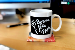 Mug message - Peinture ardoise et craie - 10doigts.fr