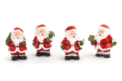 père noël figurine résine - Petites décorations de Noël - 10doigts.fr