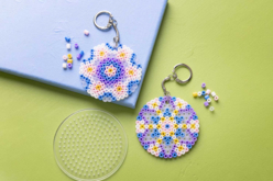 Porte-clés en perles à repasser - Perles à repasser 5 mm - 10doigts.fr - 2