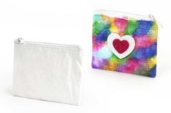 Porte monnaie fermeture zippée - Sacs, trousses en tissu - 10doigts.fr