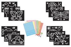 super pack de cartes à gommettes - Kits carteries - 10doigts.fr