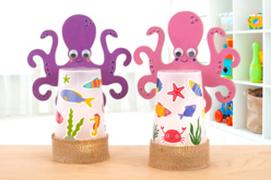 Veilleuse océan - Toile de jute - Textiles - 10doigts.fr