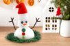Gelato le bonhomme de neige rigolo - Petites décorations de Noël – 10doigts.fr