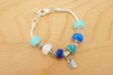 bracelet pandora shamballa bleu - Perles Pandora - Tendances Bijoux – 10doigts.fr