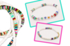 bracelet perles heishi été enfants - Activités manuelles créations de bijoux – 10doigts.fr