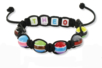 Bracelet Shamballa prénom - Bijoux Shamballas – 10doigts.fr