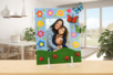 cadre fête des mères cadeau fleurs papillons enfants DIY - Activités manuelles fête des mères – 10doigts.fr