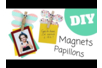 Fabriquer un magnet papillon avec une pince à linge et du masking tape - Activités manuelles carterie – 10doigts.fr