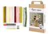 Kit fleurs en papier crépon - Bouquet automnal - Fleurs en crépon – 10doigts.fr