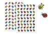 Stickers 3D brillants "coccinelles" + "abeilles" - 108 stickers - Gommettes en relief 3D pour enfants, bricolage et loisirs créatifs – 10doigts.fr