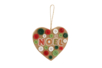 suspensions noelCoeur en carton kraft epais  - Guirlandes et suspensions Noël – 10doigts.fr