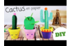 Tutoriel vidéo - cactus en papier - Activités manuelles collage, pliage – 10doigts.fr