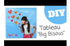 Tutoriel vidéo : Tableau photo "Big bisous" pour la fête des mères / fête des pères  - Activités manuelles fête des mères – 10doigts.fr