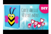 Vidéo Carte fête des mères abeille coeurs - Activités manuelles fête des mères – 10doigts.fr