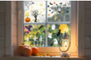 Stickers d'Halloween vitrostatiques - 170 stickers - Kits créatifs Halloween - 10doigts.fr