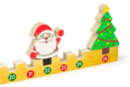 Calendrier de l'avent réglette en bois - 80 cm - Calendriers de l'Avent - 10doigts.fr