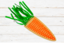 Grandes carottes à tisser - Lot de 6 carottes - Kits activités Pâques - 10doigts.fr