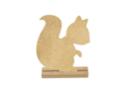 Ecureuil en bois + socle  - Animaux en bois - 10doigts.fr