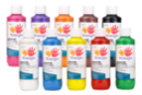 Gouache 10doigts, 250 ml - 10 couleurs - Peinture gouache 10doigts - 10doigts.fr