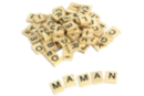 Lettres de scrabble en bois - 110 pcs - Décorations à coller - 10doigts.fr