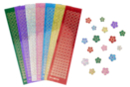 Stickers strass fleurs - 763 pcs - Gommettes Fleurs, Fruits et Légumes - 10doigts.fr