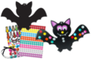kit suspensions chauve-souris - Kits créatifs Halloween - 10doigts.fr