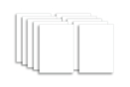 Cartes extra-fortes blanches 48 x 68 cm - 10 feuilles - Plaques et panneaux - 10doigts.fr