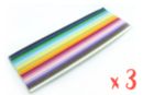 Bandes Quilling (x 1200) - 16 cm x 3 mm - 20 couleurs  - Papiers Quilling 06029 - 10doigts.fr