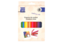 Crayons de couleur - 1 boite  (18 crayons) - Crayons de couleurs - 10doigts.fr