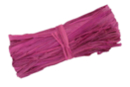 Botte de 50 gr de raphia fuschia - Paille et Raphia - 10doigts.fr