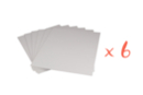 Cartons entoilés 24 x 30 cm - Lot de 6 - Châssis et Cartons toilés - 10doigts.fr