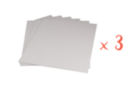 Cartons entoilés 30 x 40 cm - Lot de 3 - Châssis et Cartons toilés 11678 - 10doigts.fr