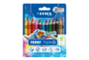Crayons de couleur Triple-One - 12 crayons - Crayons de couleurs - 10doigts.fr
