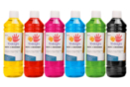 Encre à dessiner: 6 flacons de 500 ml - couleurs principales - Encres liquides 35088 - 10doigts.fr