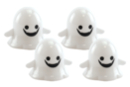 Fantôme lumineux LED - 4 pièces - Articles lumineux, guirlandes et bougies LED 59609 - 10doigts.fr